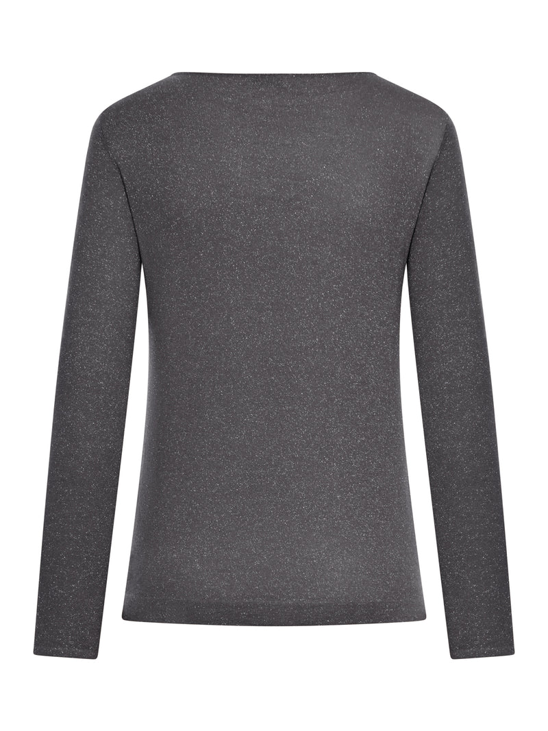 LIGHTWEIGHT CASHMERE AND SILK SPARKLING SWEATER