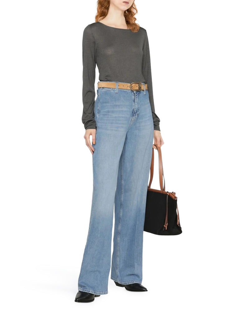LIGHTWEIGHT CASHMERE AND SILK SPARKLING SWEATER