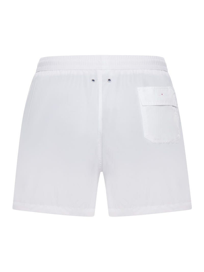 SHORT SWIMSUIT IN LIGHTWEIGHT TECHNICAL FABRIC