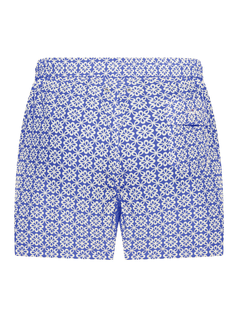 SWIMSUIT IN TECHNICAL FABRIC WITH ALL-OVER FLORAL PATTERN