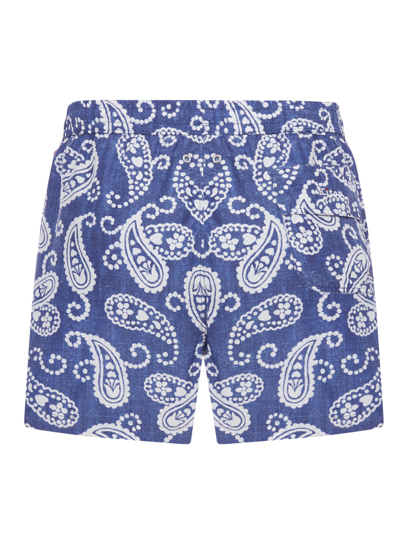 SWIMSUIT IN TECHNICAL FABRIC WITH ALL-OVER GRAPHICS