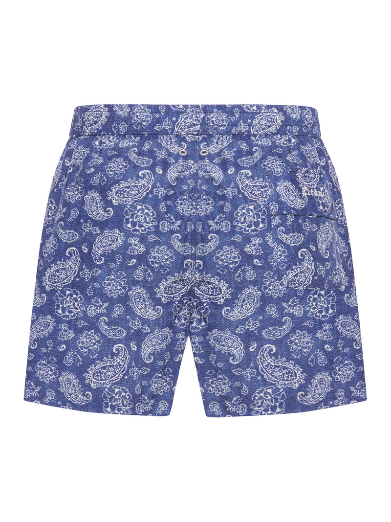 SWIMSUIT IN TECHNICAL FABRIC WITH ALL-OVER GRAPHICS