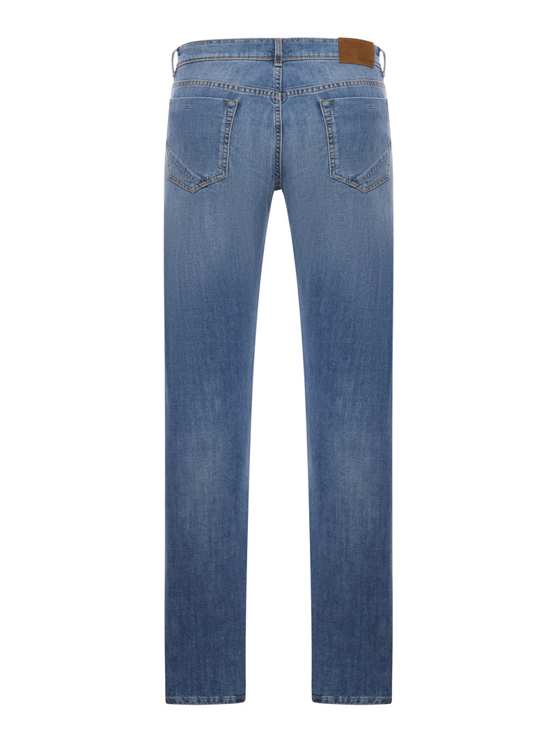 5 POCKET JEANS IN COTTON DENIM