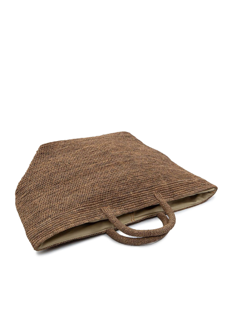 VANILLA RAFFIA BAG