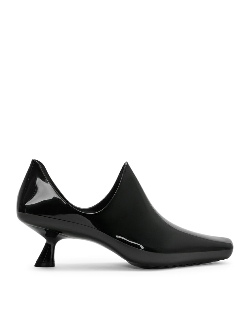 EMILY AQUA PVC ANKLE BOOTS