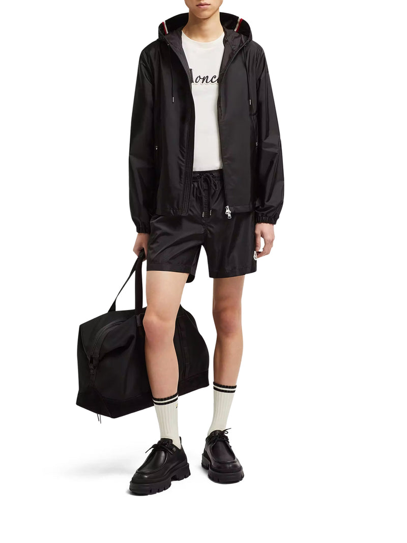 SWIMWEAR WITH LOGO PATCH