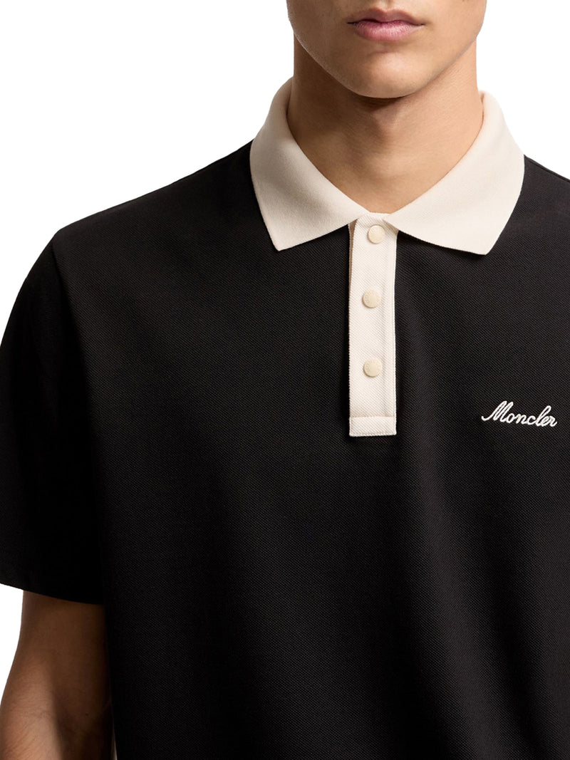 COTTON PIQUET POLO SHIRT WITH EMBROIDERED LOGO
