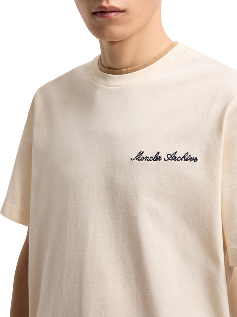 COTTON T-SHIRT WITH EMBROIDERED LOGO