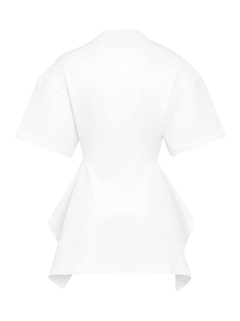 COTTON PANELED T-SHIRT