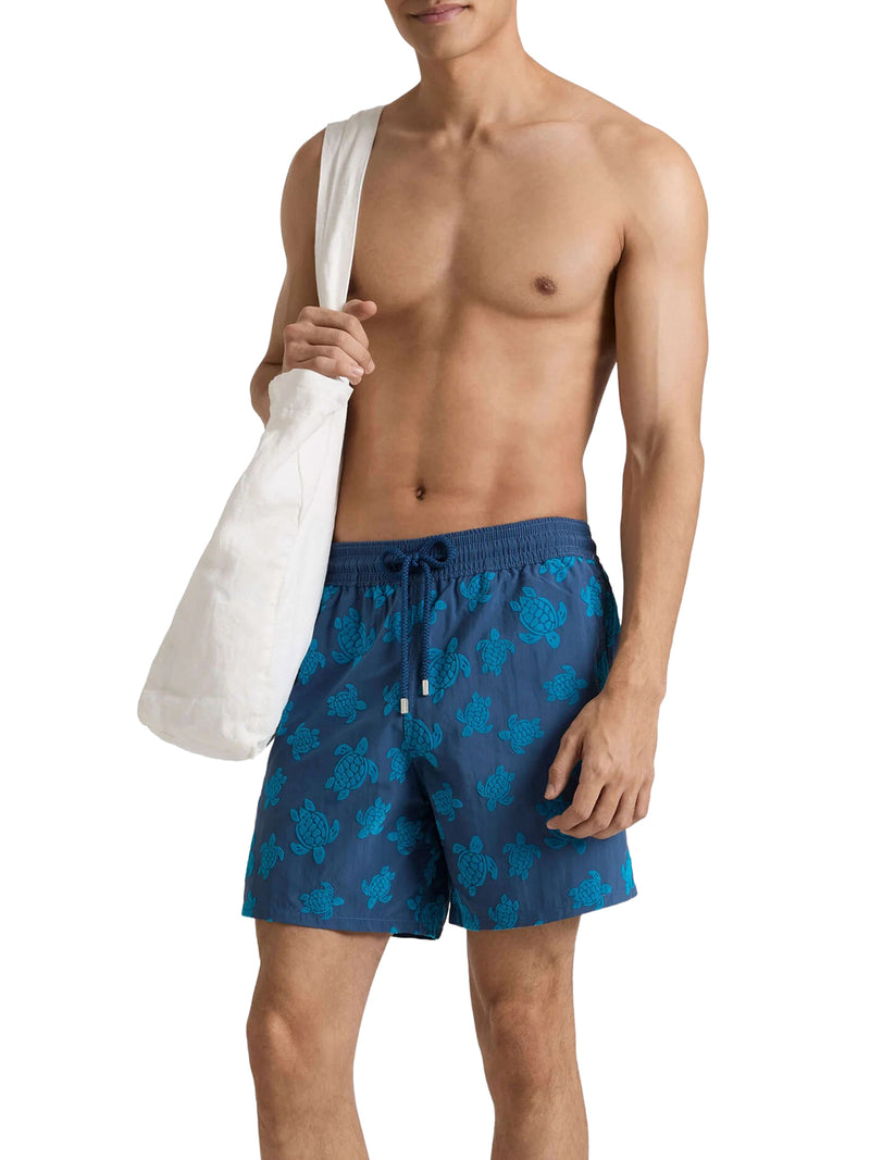 RONDE DES TORTUES FLOCKED SWIMSUIT