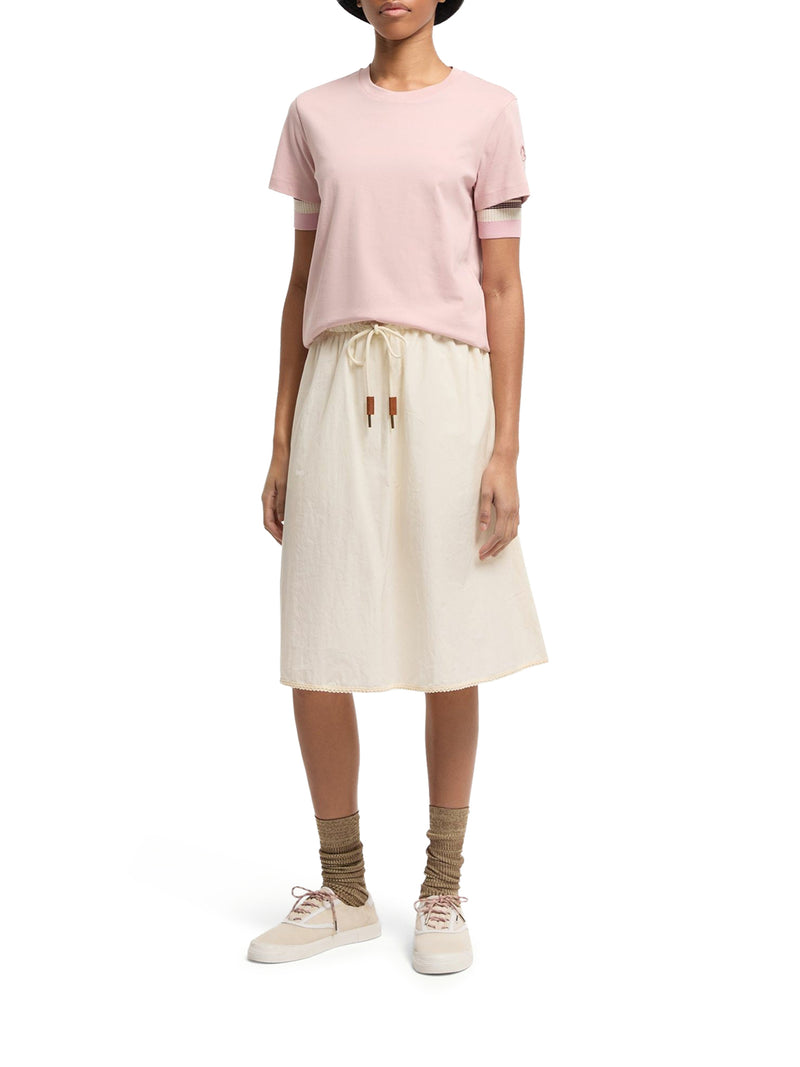 COTTON T-SHIRT WITH EMBROIDERED LOGO