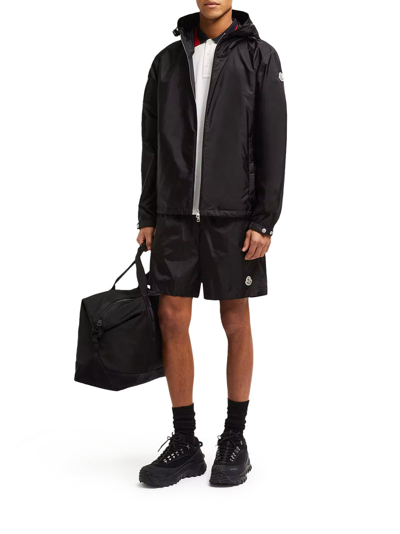 SWIMWEAR WITH LOGO PATCH