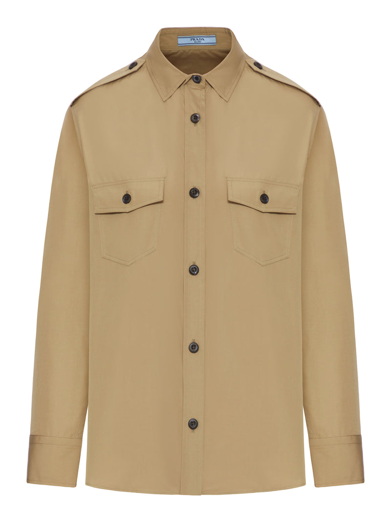 COTTON POPLIN SHIRT