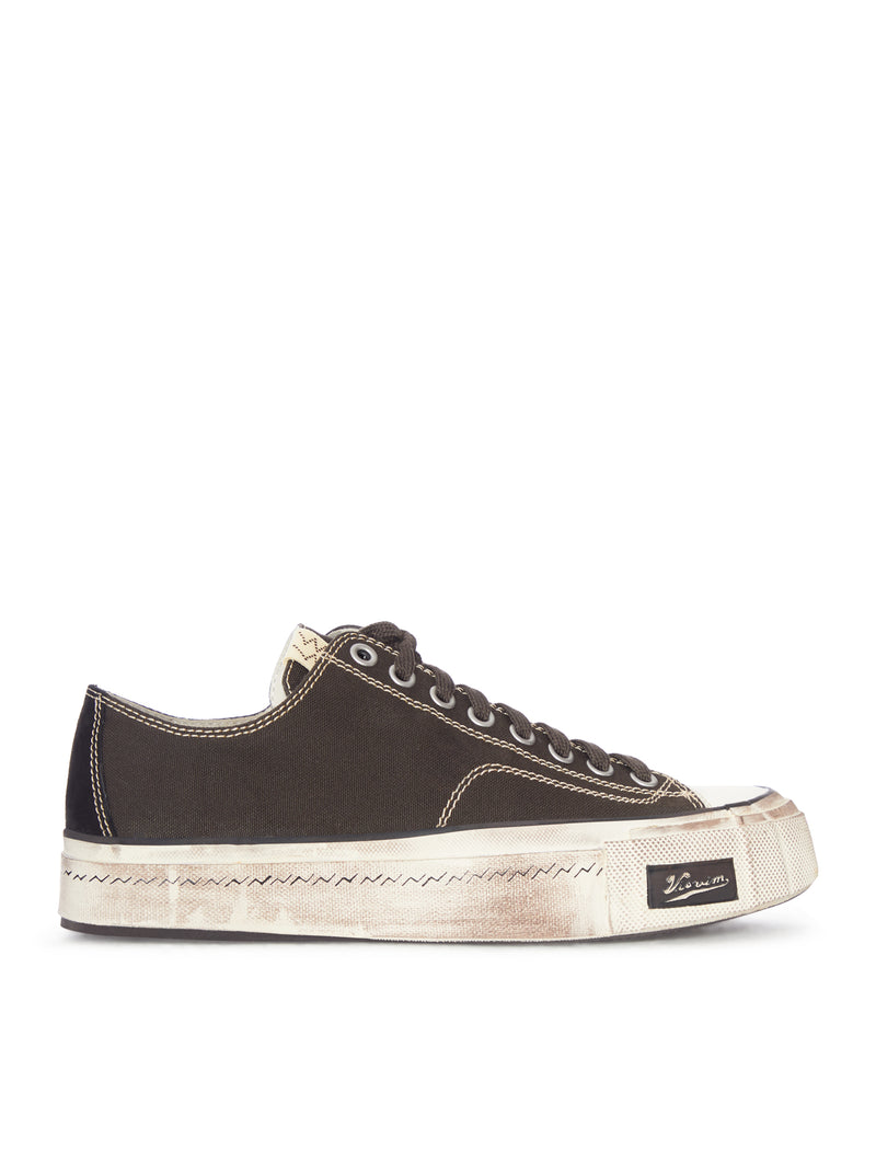 SKAGWAY LO G.PATTEN LOW-TOP CANVAS SNEAKERS WITH VINTAGE EFFECT