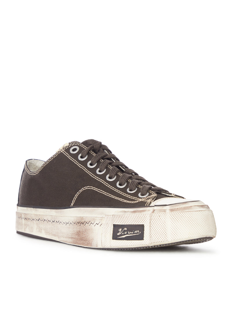 SKAGWAY LO G.PATTEN LOW-TOP CANVAS SNEAKERS WITH VINTAGE EFFECT