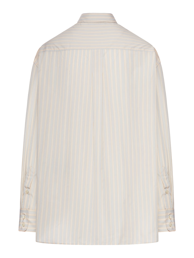 OVERSIZED COTTON SHIRT WITH PATCHED POCKET