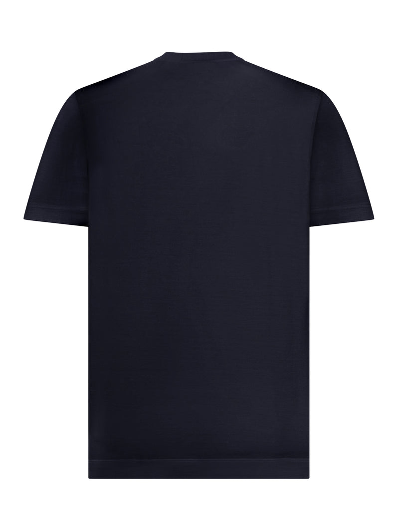 CREW NECK T-SHIRT IN SILK BLEND