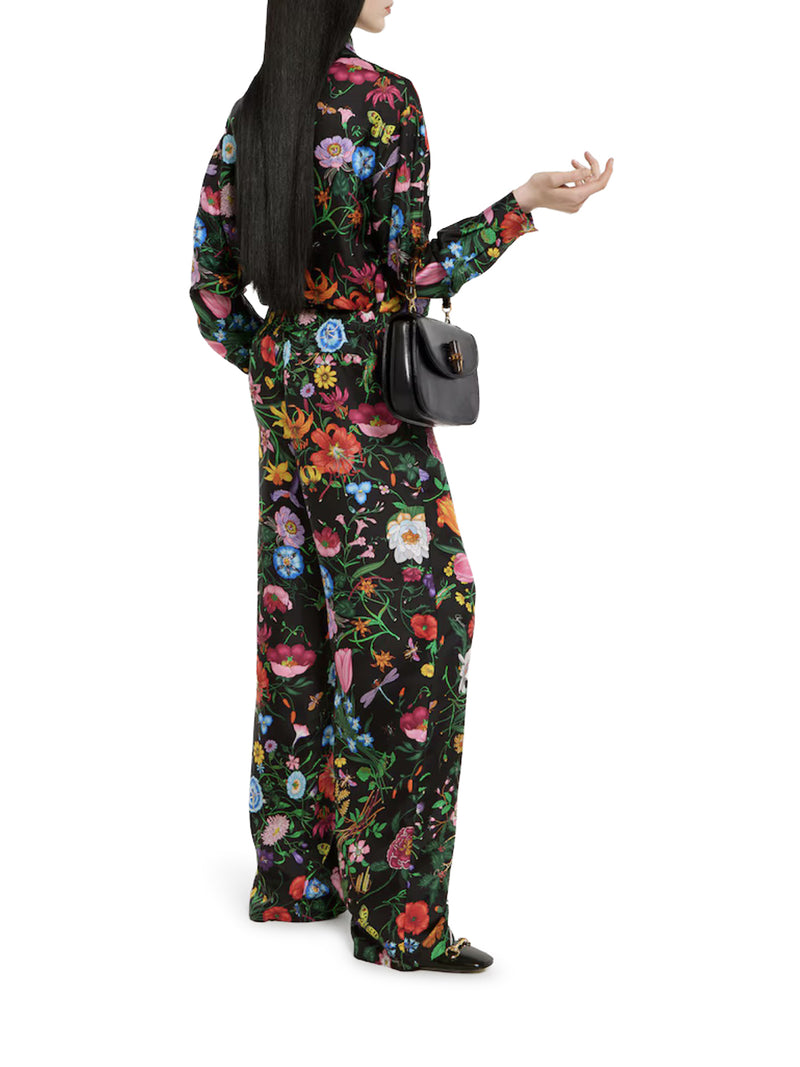 PRINTED SILK TWILL SHIRT