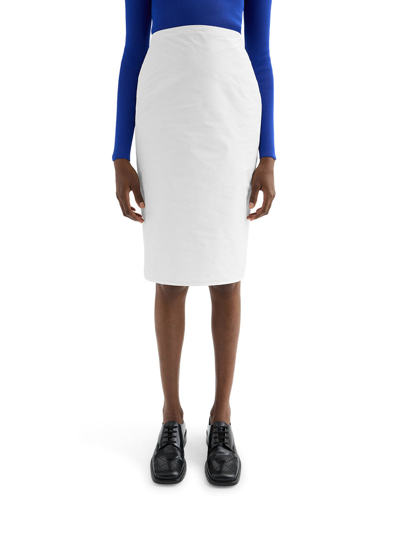 HIGH-WAISTED SKIRT IN TECHNICAL FABRIC