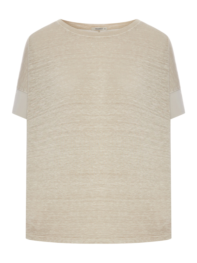 OVERSIZED T-SHIRT MADE OF DOUBLE FABRIC