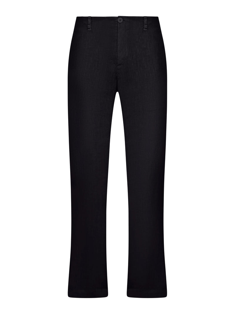 REGULAR-FIT LINEN TROUSERS