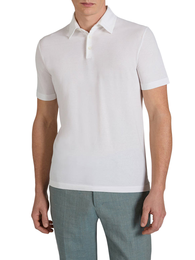 SLIM FIT POLO IN ICE COTTON