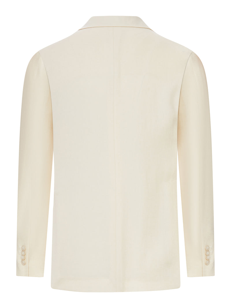 VESUVIO SINGLE-BREASTED LINEN SUIT