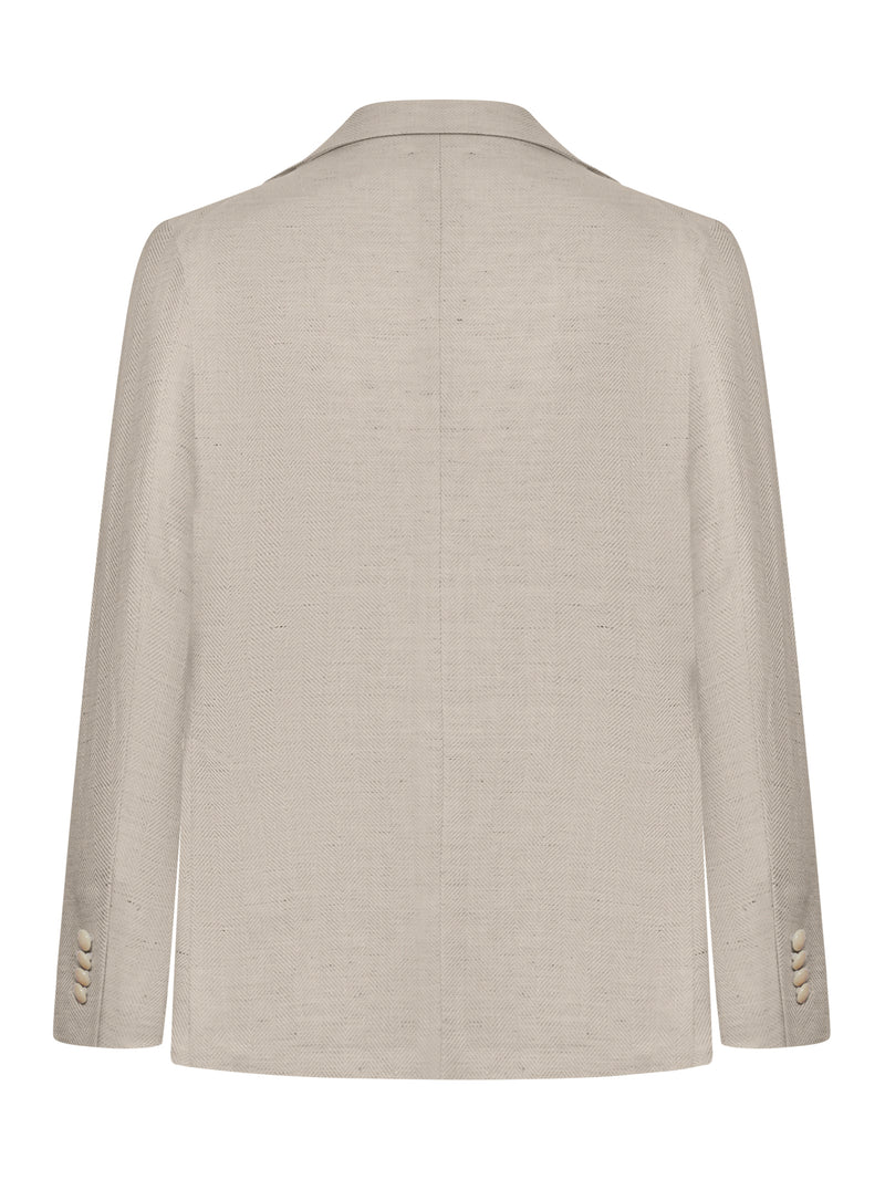 MONTECARLO TAILORED LINEN JACKET