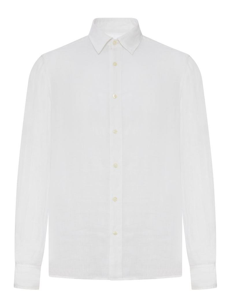 REGULAR FIT LINEN SHIRT