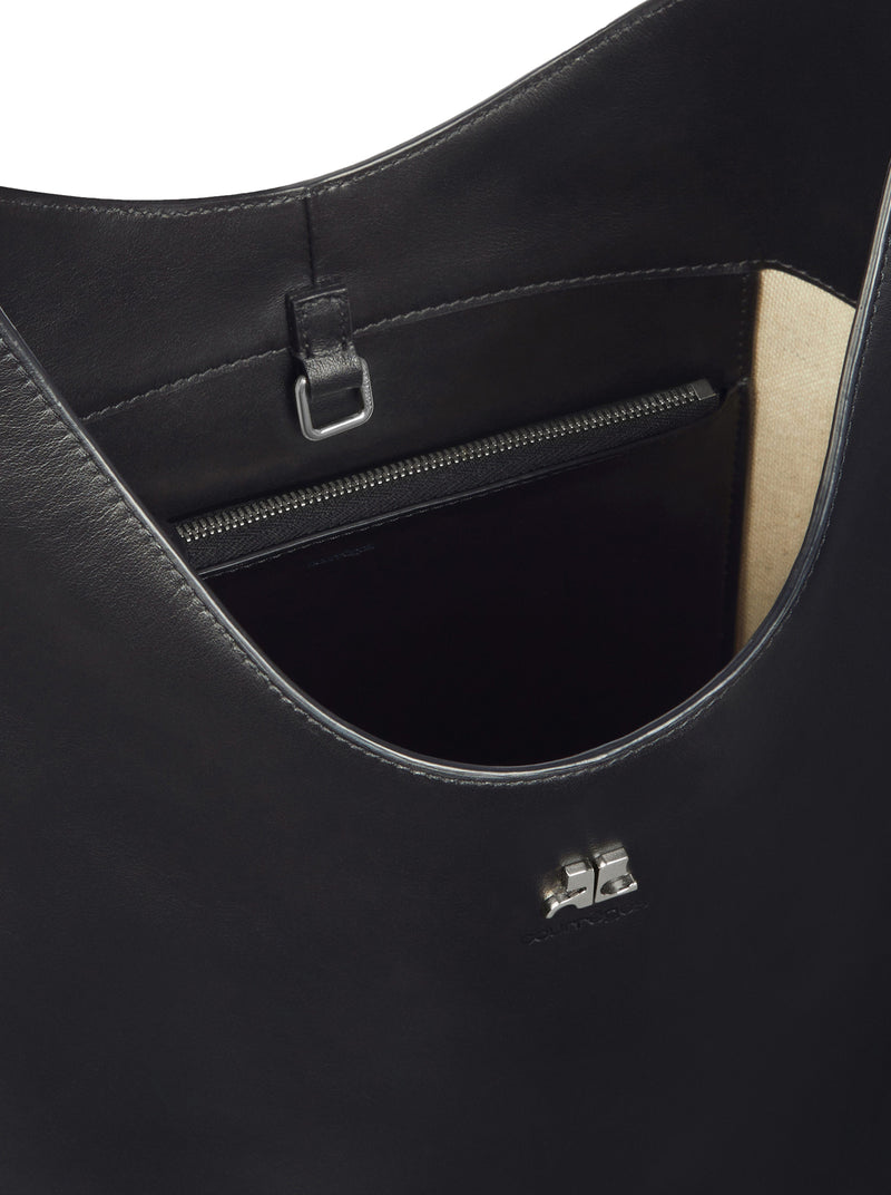 LARGE MELT LEATHER TOTE BAG