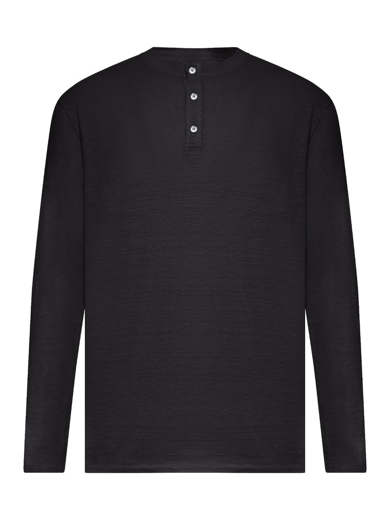 LONG-SLEEVED LINEN SERAFINO SWEATER