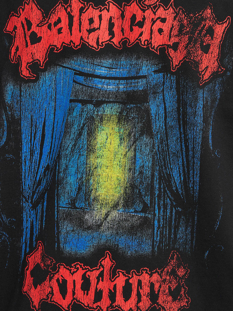 SALON DE COUTURE MEDIUM FIT T-SHIRT IN BLACK