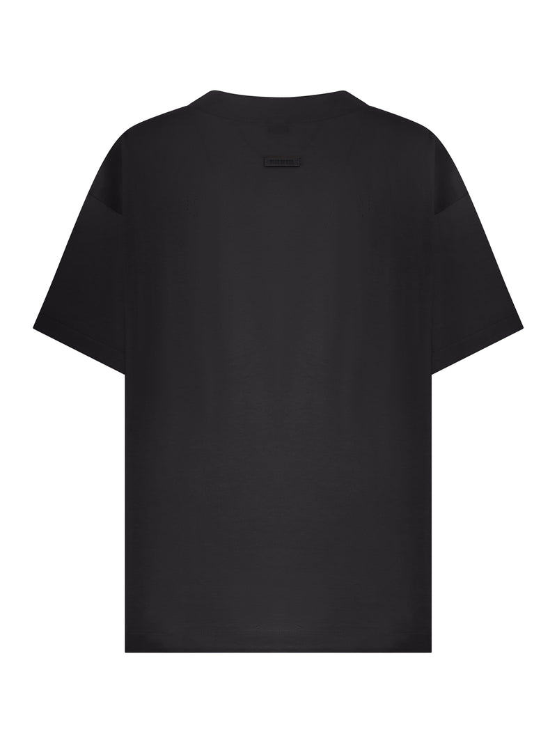 OVERSIZED CREW-NECK T-SHIRT IN COTTON BLEND