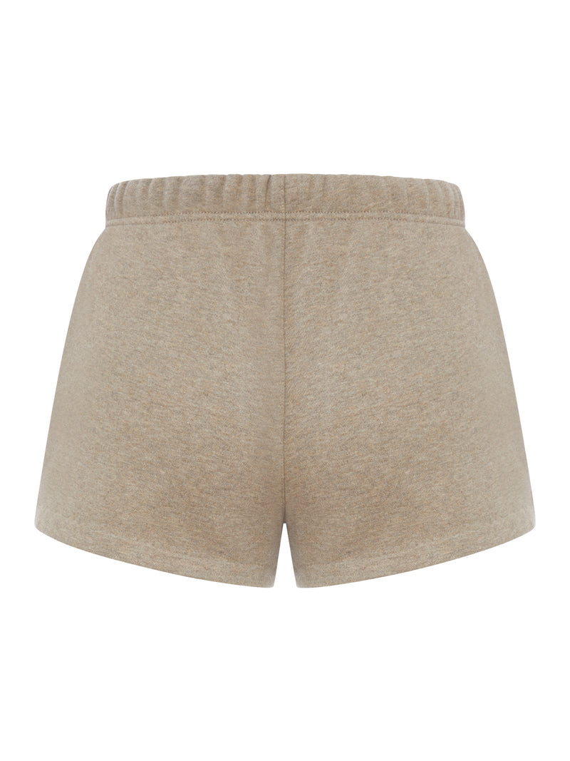 RUNNING SHORTS IN COTTON BLEND