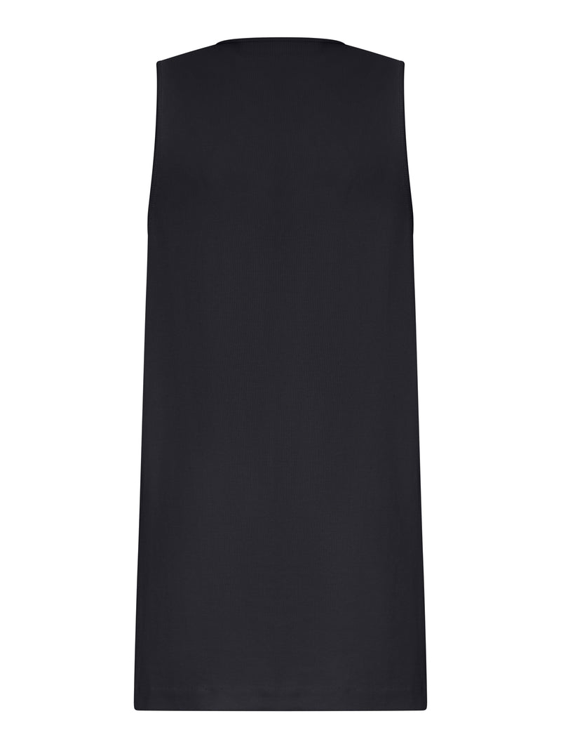 RIBBED TOP IN COTTON BLEND
