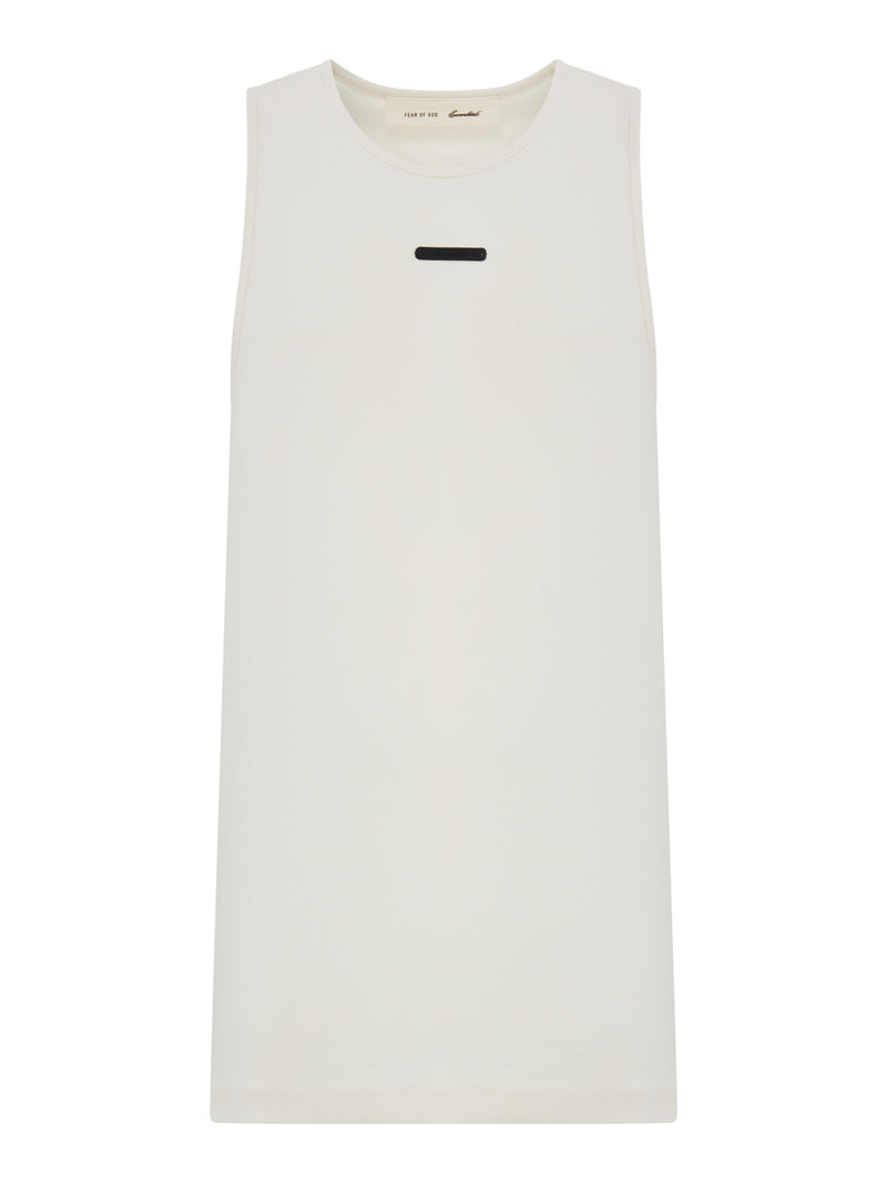 RIBBED TOP IN COTTON BLEND