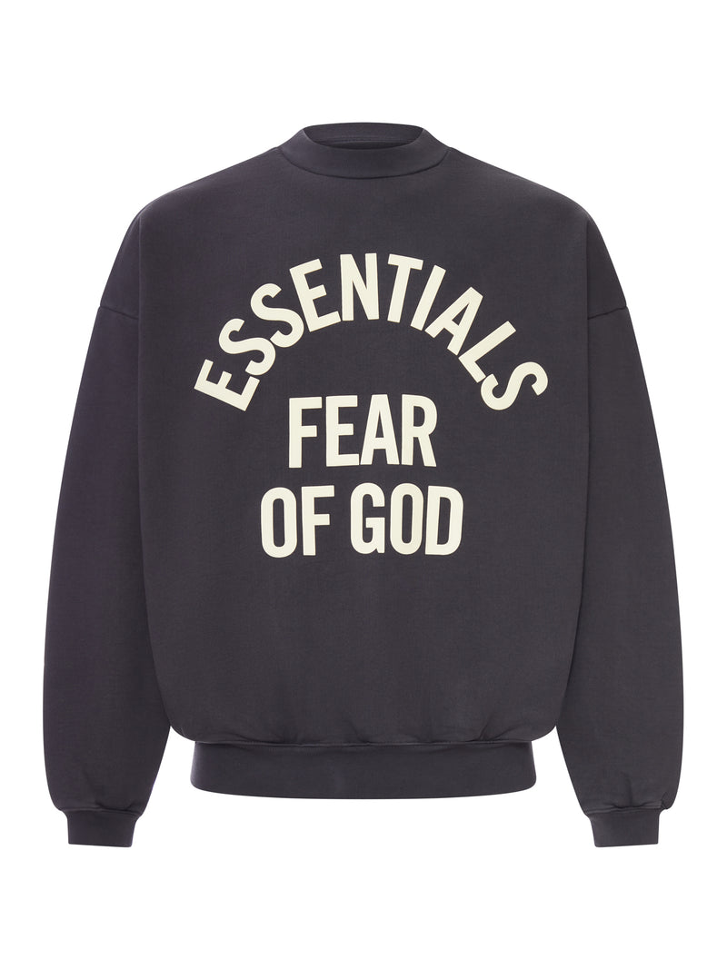 90`S CREW NECK COTTON CAMPUS SWEATSHIRT