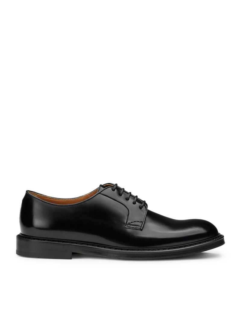 LEATHER LACE-UP DERBY SHOE