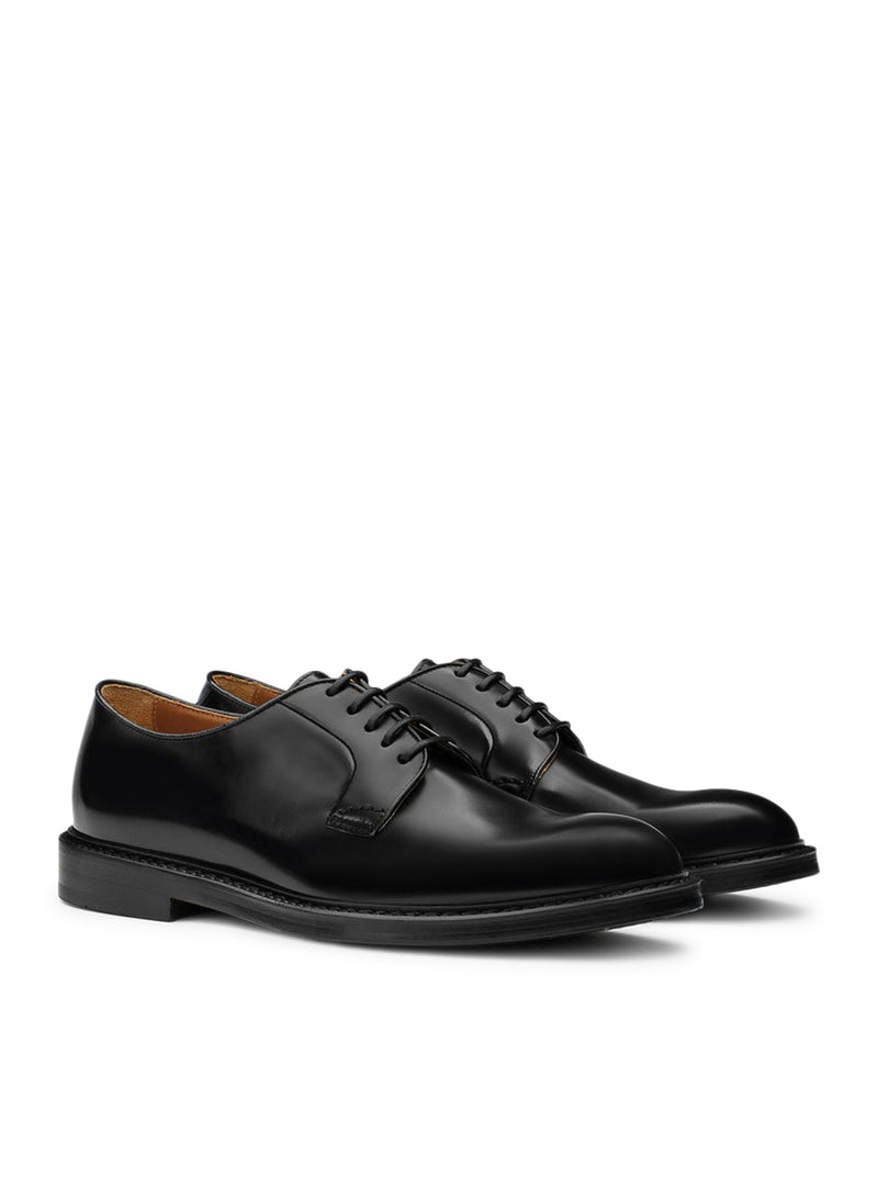 LEATHER LACE-UP DERBY SHOE