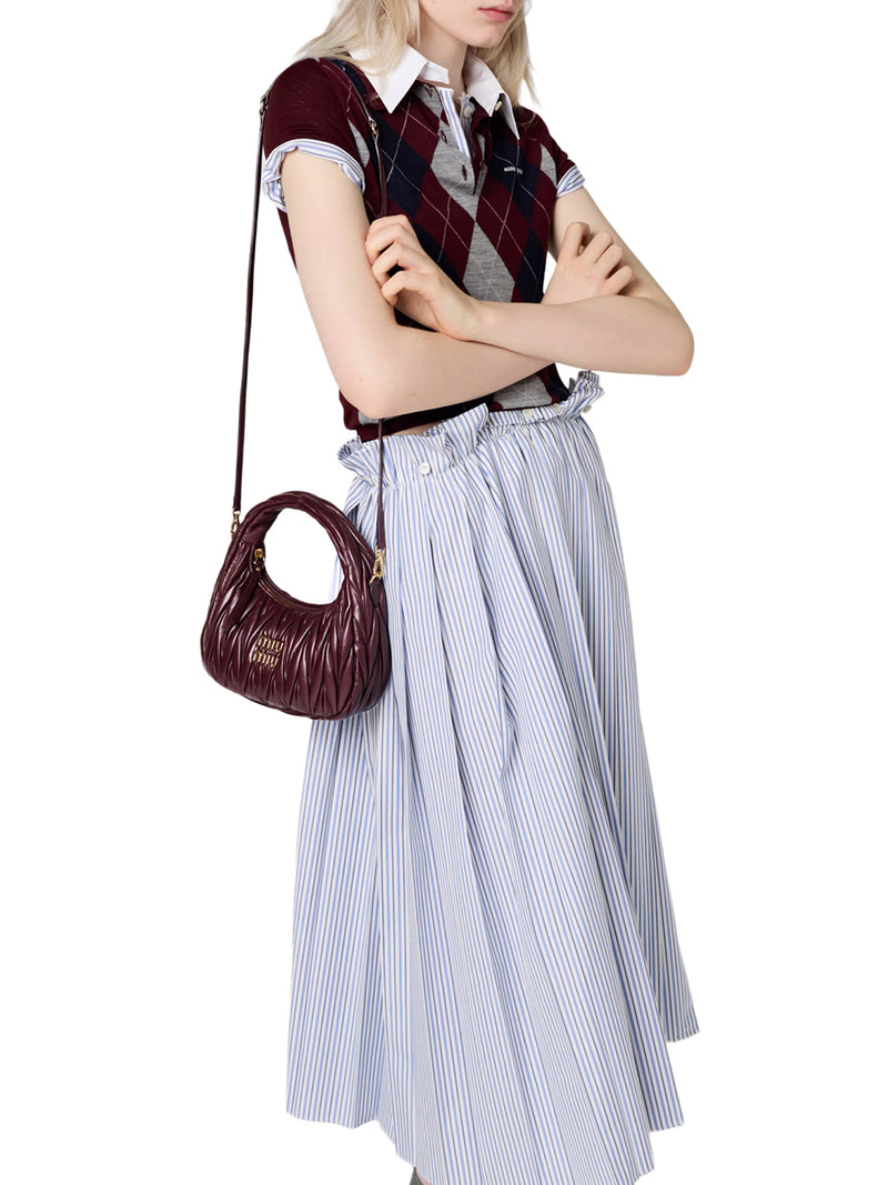 WANDER HOBO BAG IN MATELASSÉ NAPPA