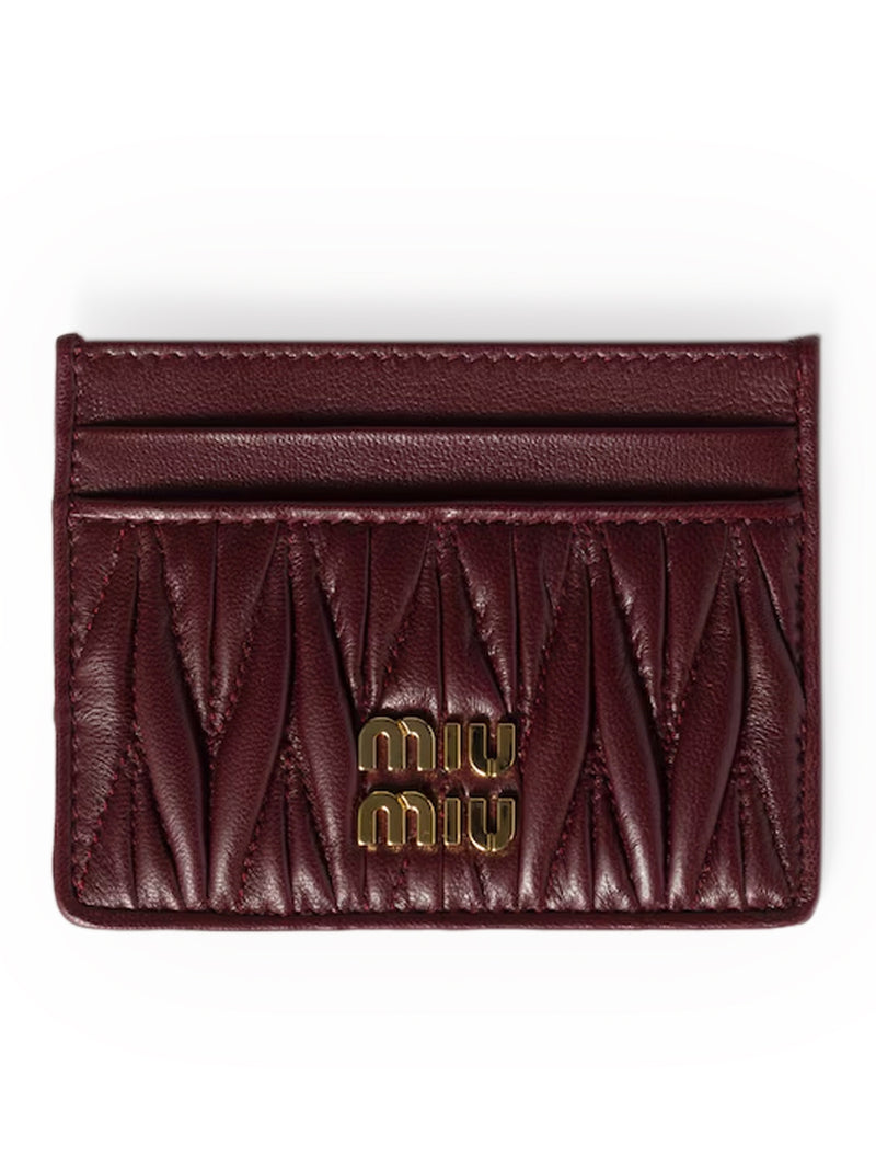 NAPPA MATELASSE CARD HOLDER`