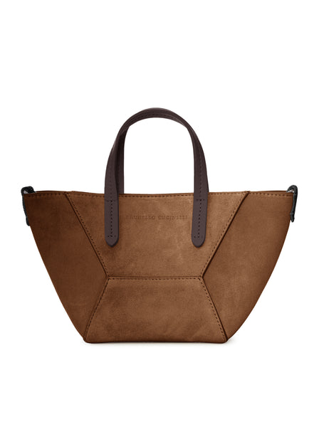MINI SUEDE BAG WITH SHOULDER STRAP