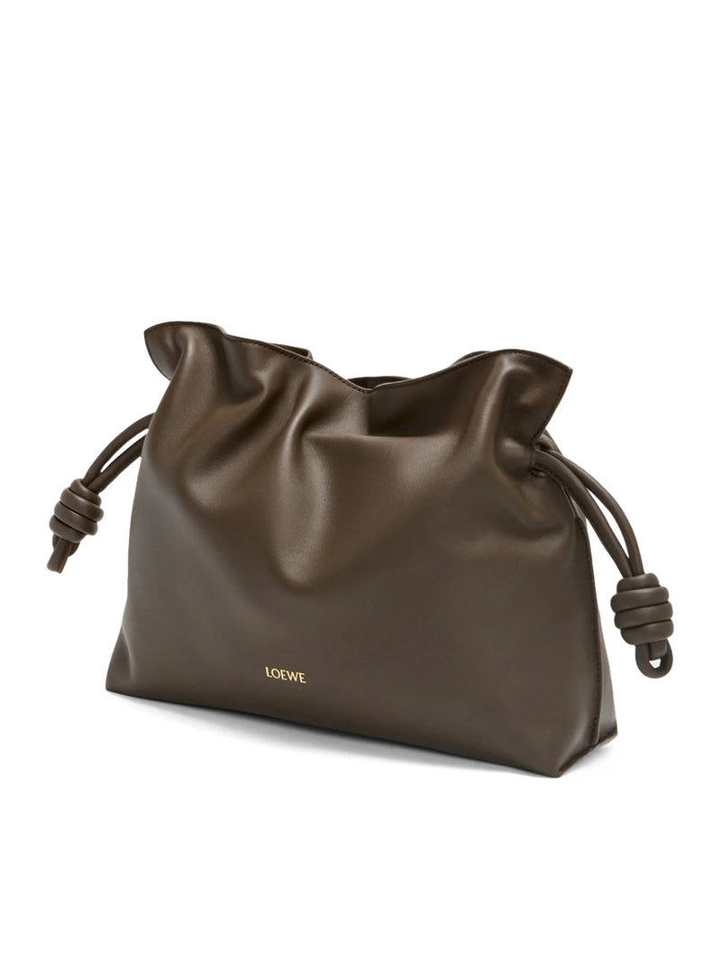 MEDIUM FLAMENCO CLUTCH BAG IN CALFSKIN NAPPA