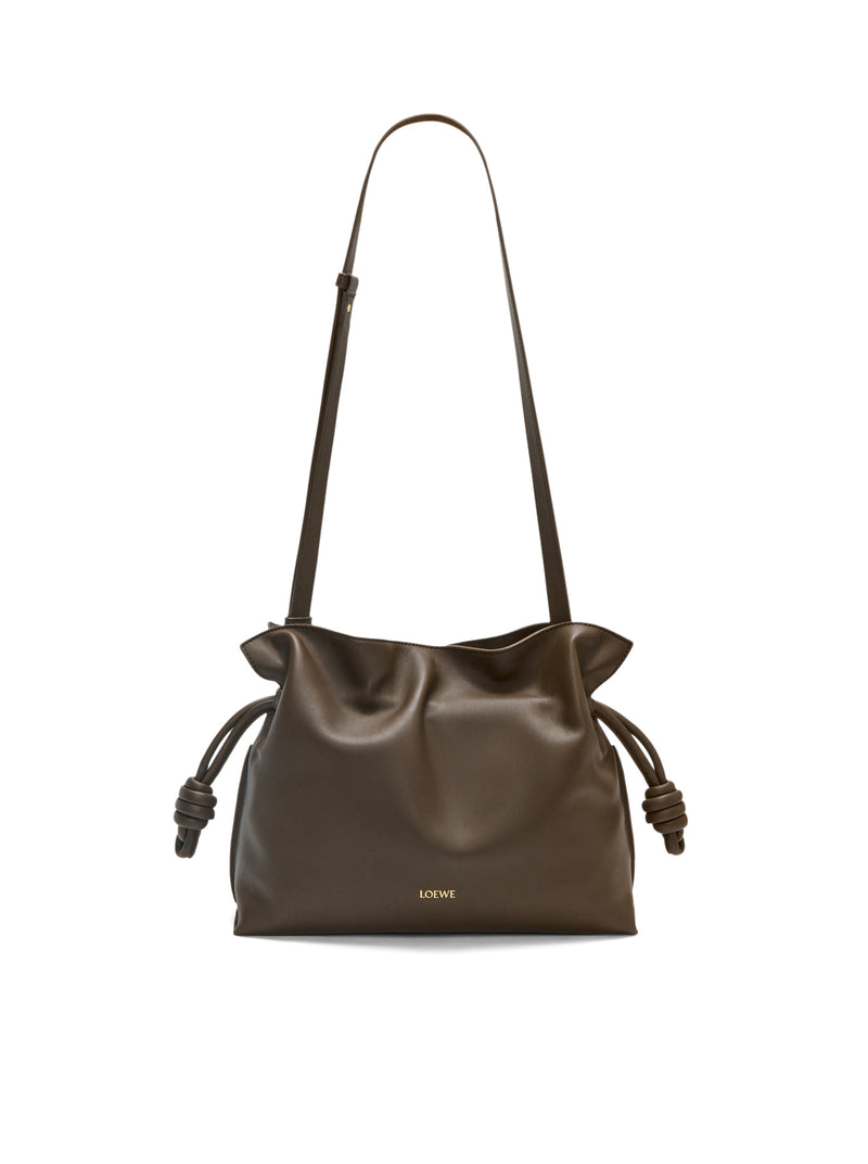 MEDIUM FLAMENCO CLUTCH BAG IN CALFSKIN NAPPA
