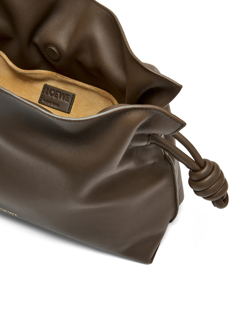 MEDIUM FLAMENCO CLUTCH BAG IN CALFSKIN NAPPA