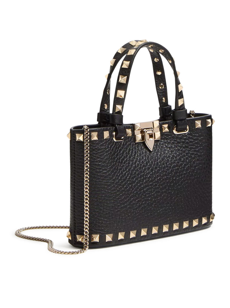 ROCKSTUD MINI CALFSKIN SHOPPING BAG