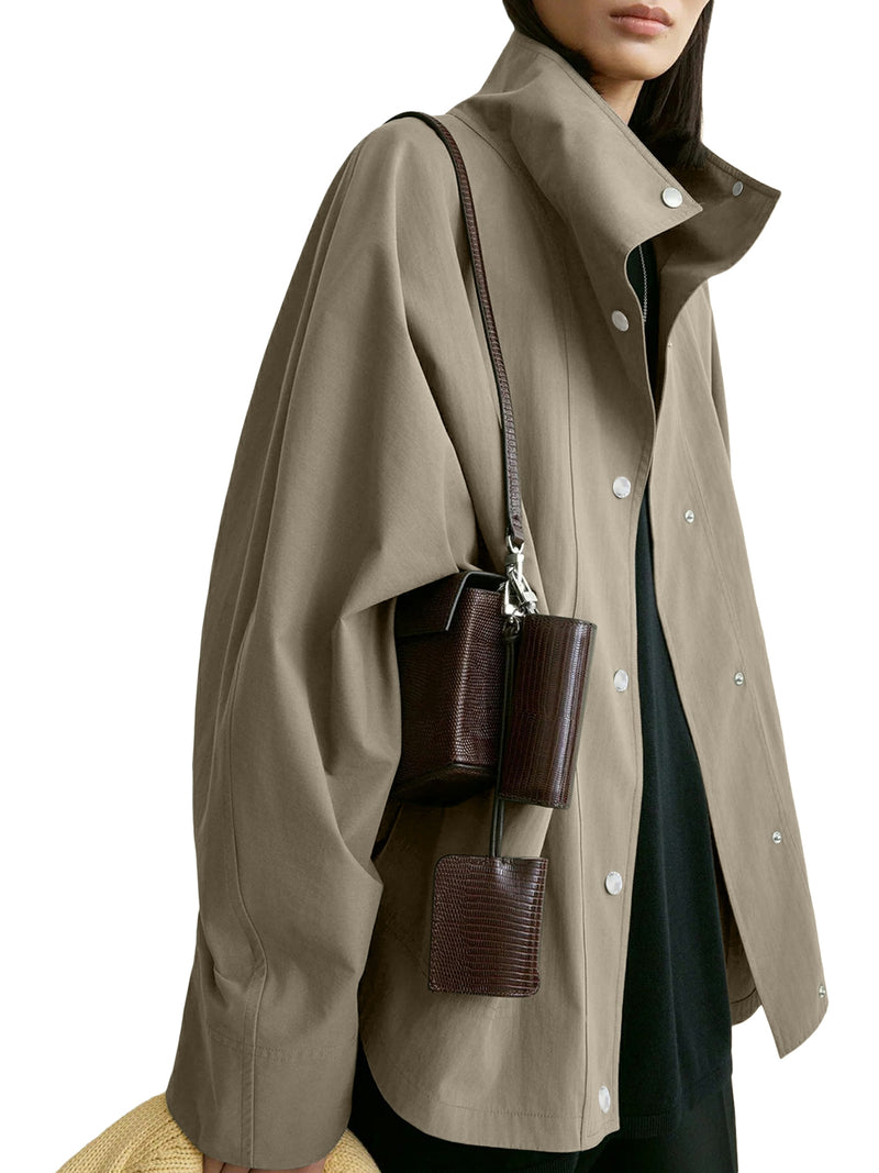 COTTON BLEND PARACHUTE JACKET