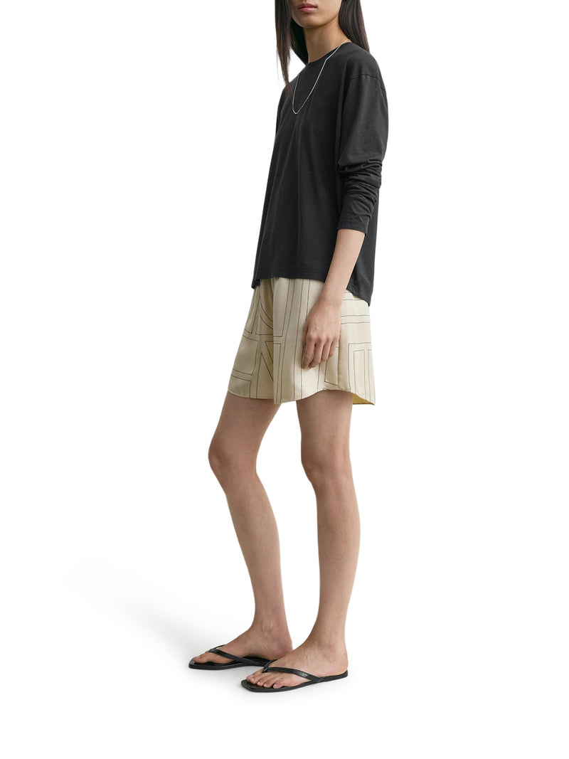 MONOGRAM SILK SHORTS