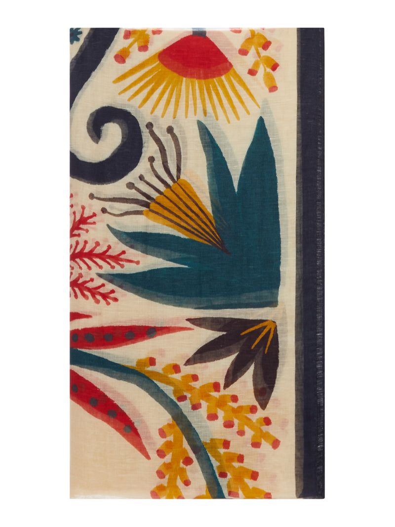 MODAL SCARF WITH MIRROR PRINT