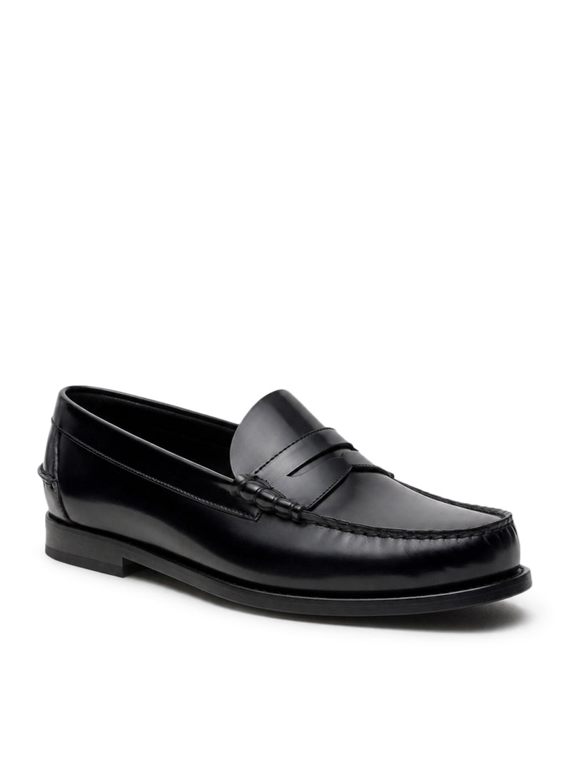 ROWLEY SMOKY LEATHER LOAFERS